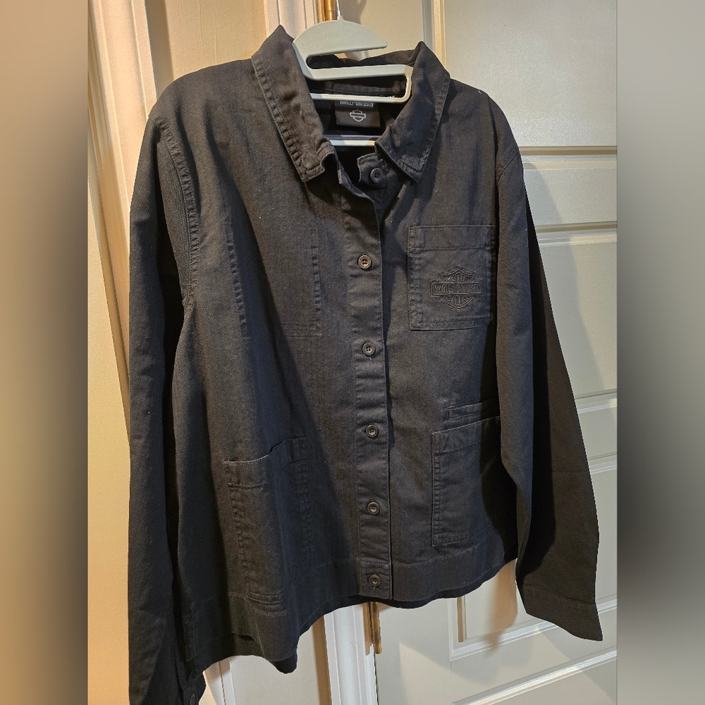 Harley Davidson Women's Black Jacket 1W UNLINED